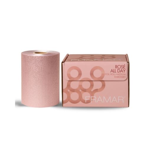 Framar Rosé All Day Embossed Roll Aluminum Foil, Hair Foils For  Highlighting - Medium 320 ft