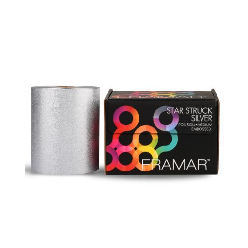 Framar Embossed Roll Star Struck Silver (320ft) 1