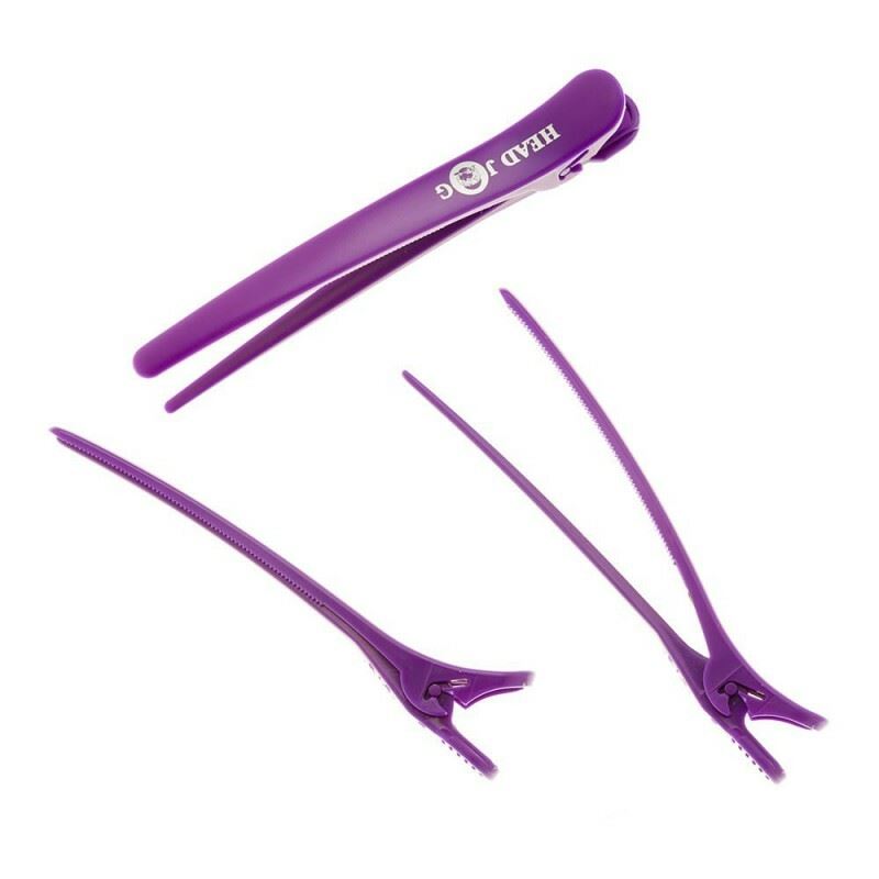 Hairtools Head Jog Klip Itz Purple pk6 1