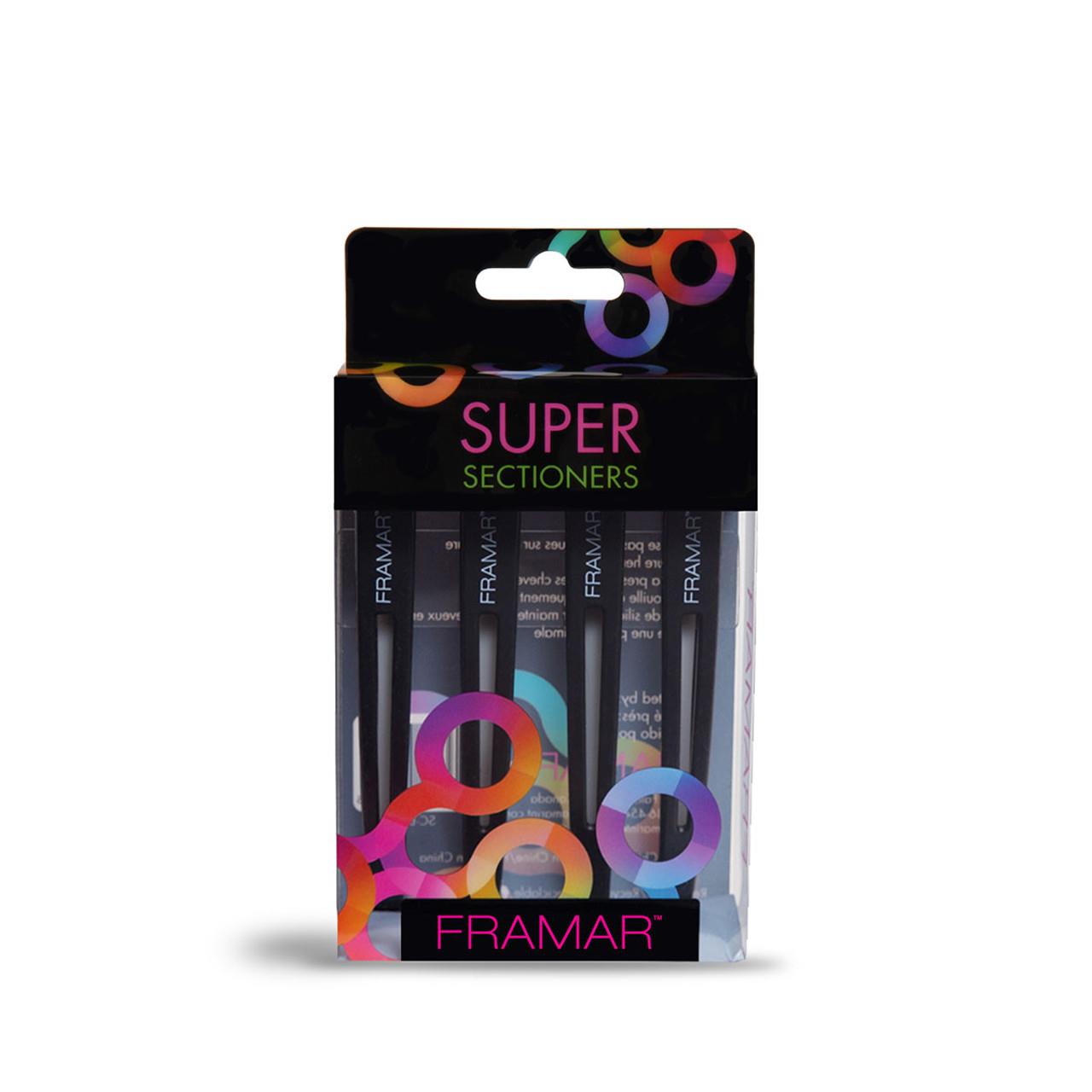 Framar Super Sectioner Black Clips (4pc) 2