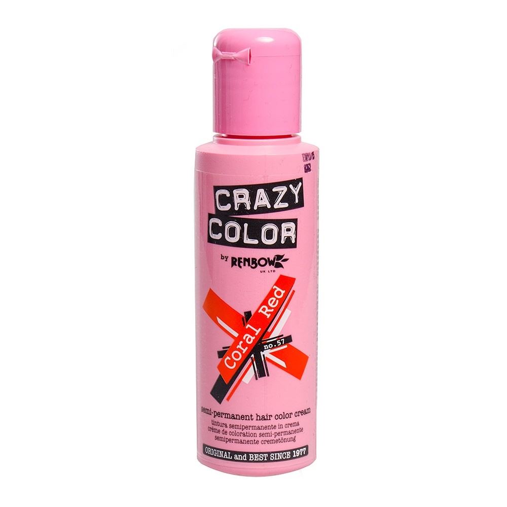 Crazy Colour Coral Red 100ml 1