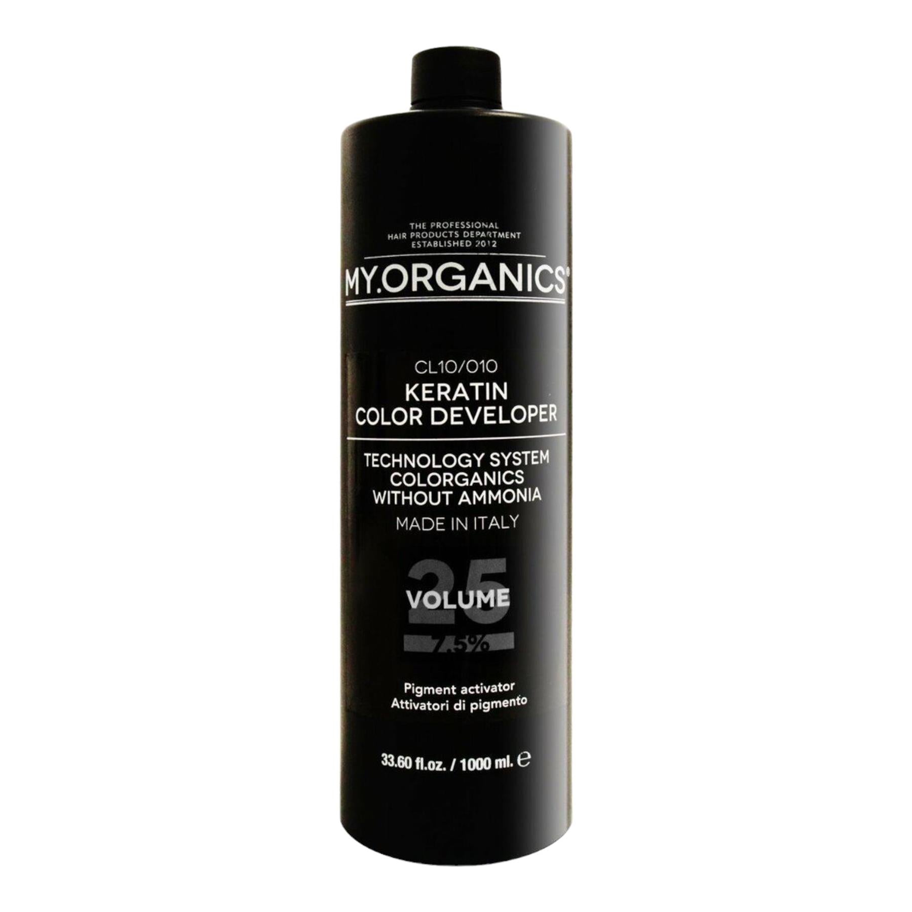 My.Organics Color 7.5% 25 Vol Developer 1000ml