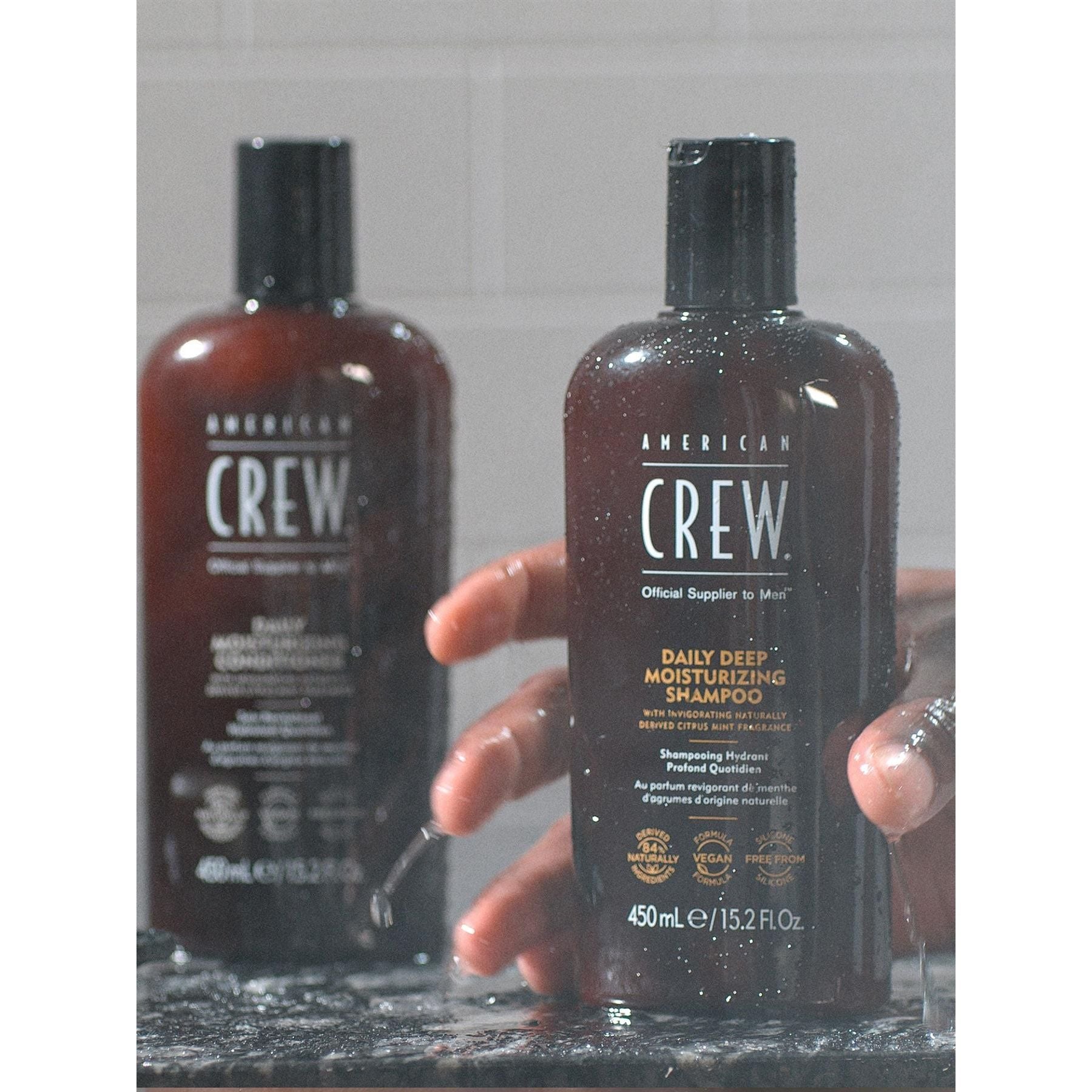 American Crew Daily Deep Moisturizing Shampoo  450 ml 4