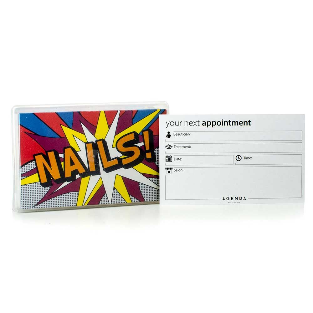 Appointment Cards - Pop Art - Nails (100pcs) 1