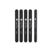 Elite Black Straight File 80/80 - 5 pack 1