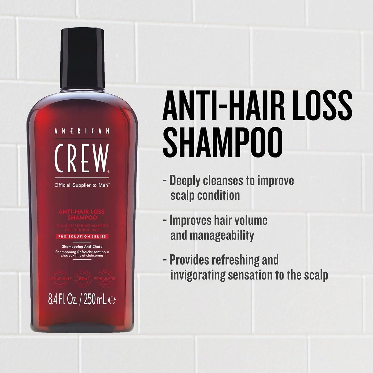 American Crew Anti-Hair Loss Shampoo 250ml 3