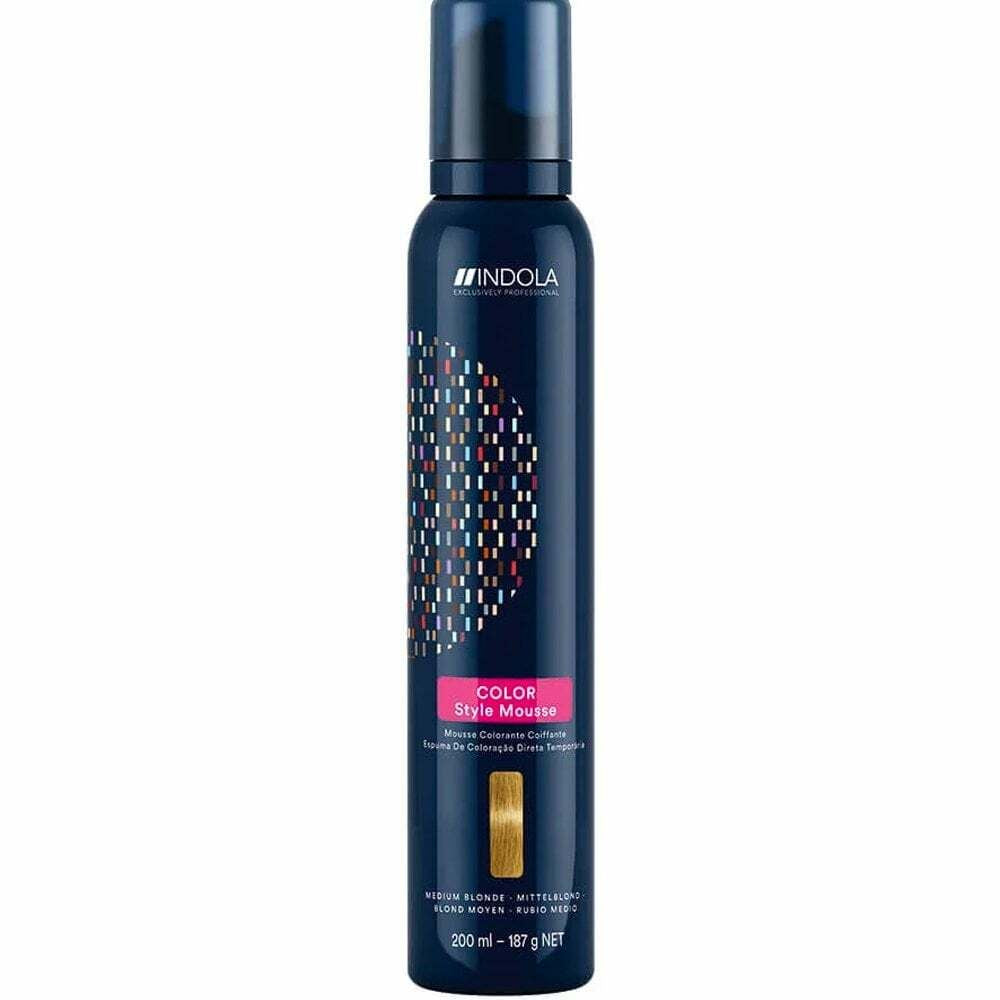 Indola Colour Mousse Medium Blonde 200ml 1